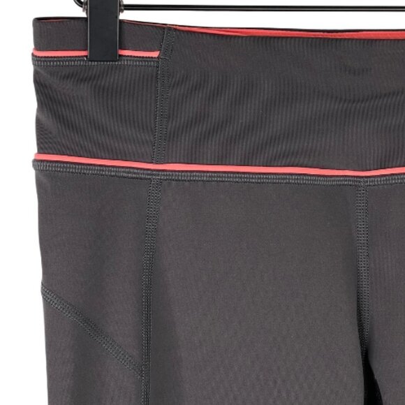 Lululemon Pace Queen Tight 6 Mid Rise 7/8 Length Full On Luxtreme Stretch Gray - Picture 4 of 10